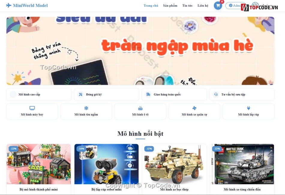 bán website,web bán đồ chơi,website đồ chơi
